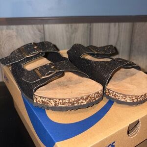 Women’s Black Sparkly Sandals